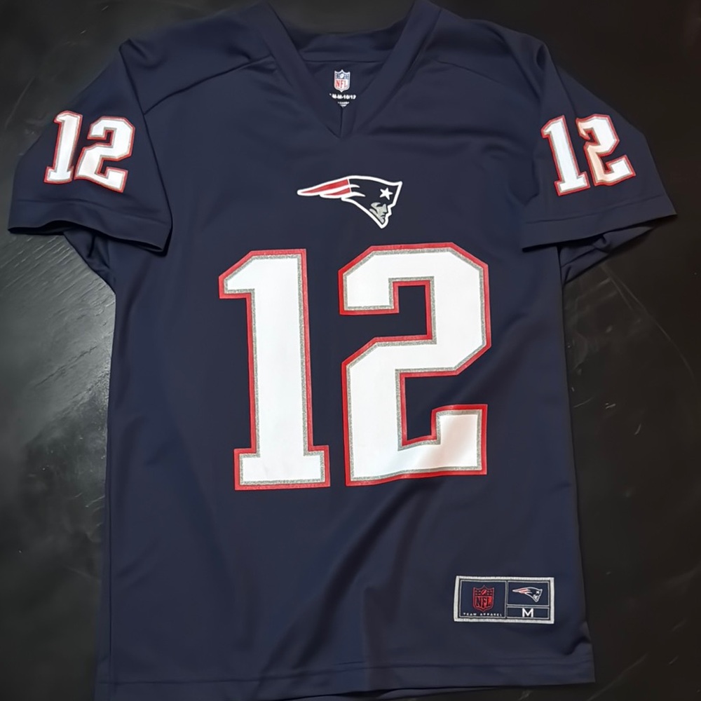 NFL New England Patriots #12 BRADY Jersey size M